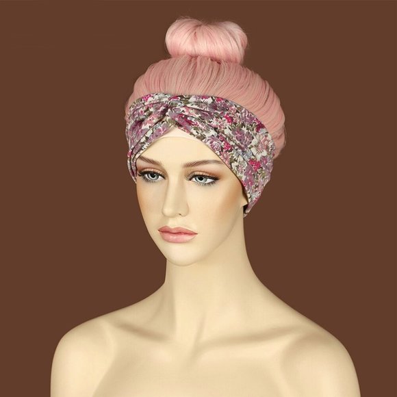 Pink Wavy Headband Wigs - Picture 4 of 4